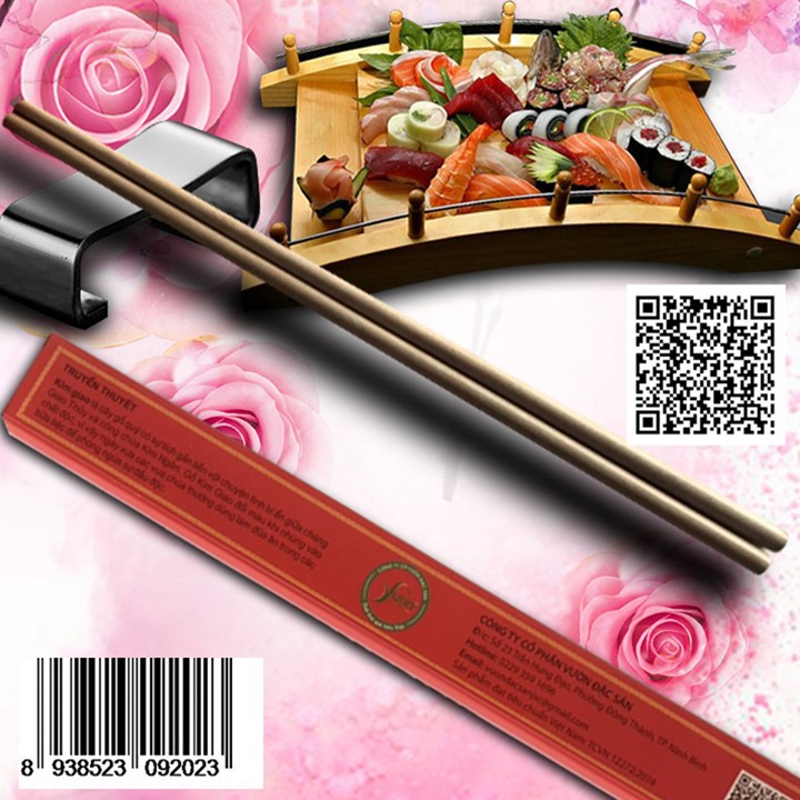 Combo 10 đôi Đũa gỗ Kim Giao (Dài 27cm) 100% tự nhiên - Không Sơn - Không Mối Mọt - Có khả Năng Phát Hiên Độc Tố #6