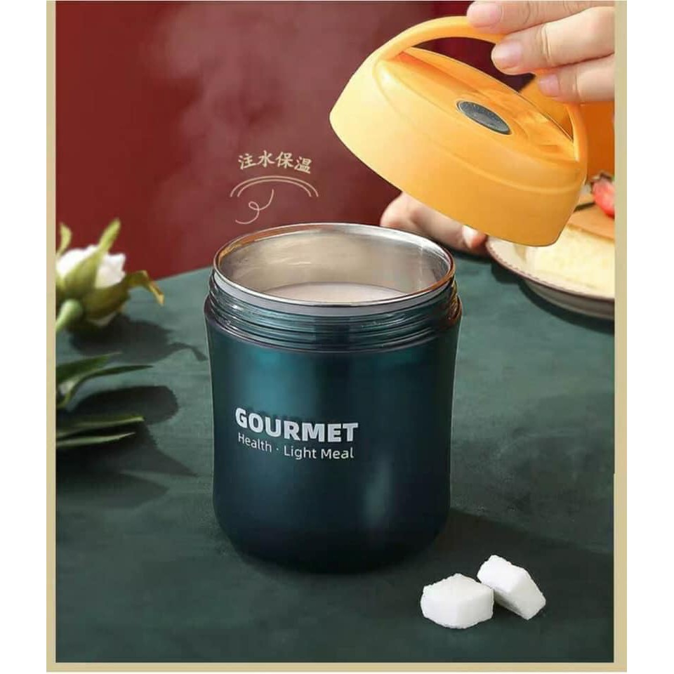 Bình ủ cháo giữ nhiệt GOURMET cho bé yêu trong 8 tiếng
