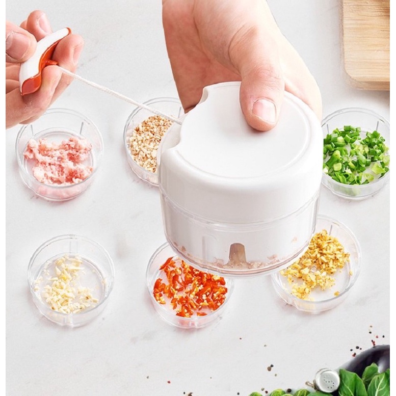 Dụng cun xay tỏi ớt mini