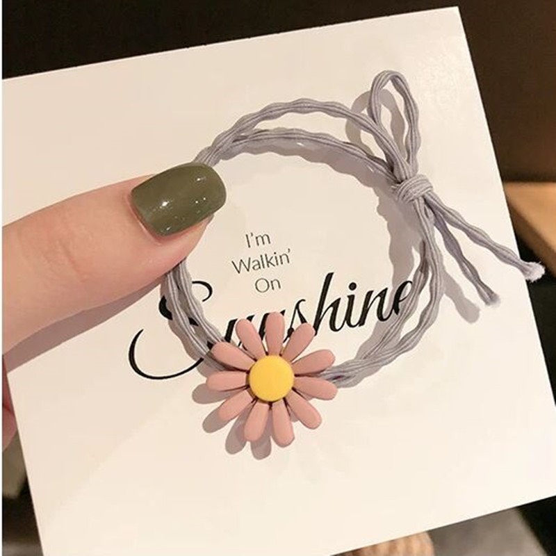 Dây Buộc Tóc Hình Hoa Cúc Co Dãn Thời Trang Hàn Quốc,   Salaa Store