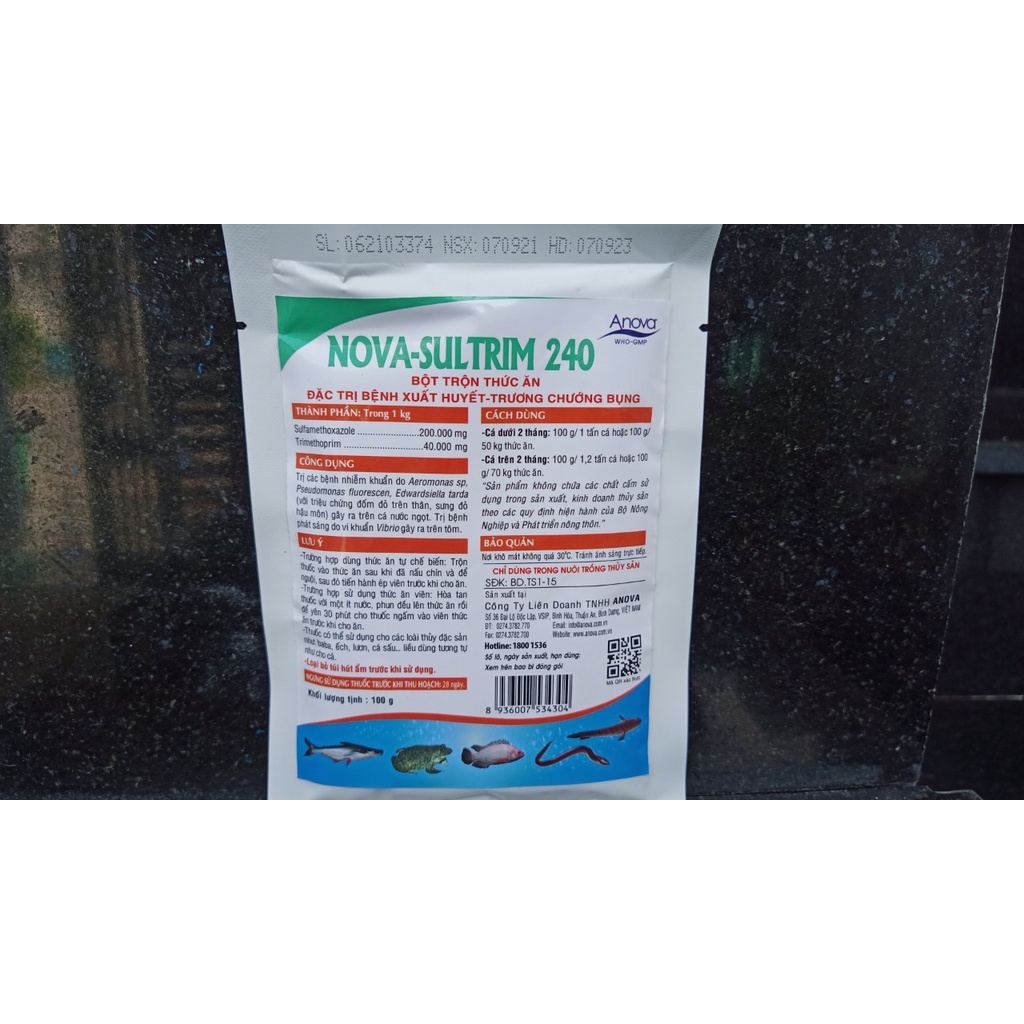 NOVA – SULTRIM 240 BỆNH XUẤT HUYẾT – TRƯƠNG CHƯỚNG BỤNG