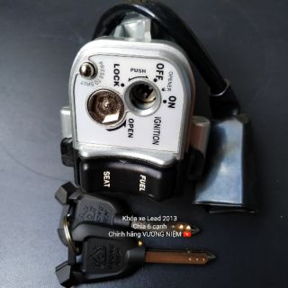 Khóa máy xe Lead 2013 chìa 6 cạnh chống trộm cao cấp chính hãng VƯƠNG NIỆM 🇻🇳