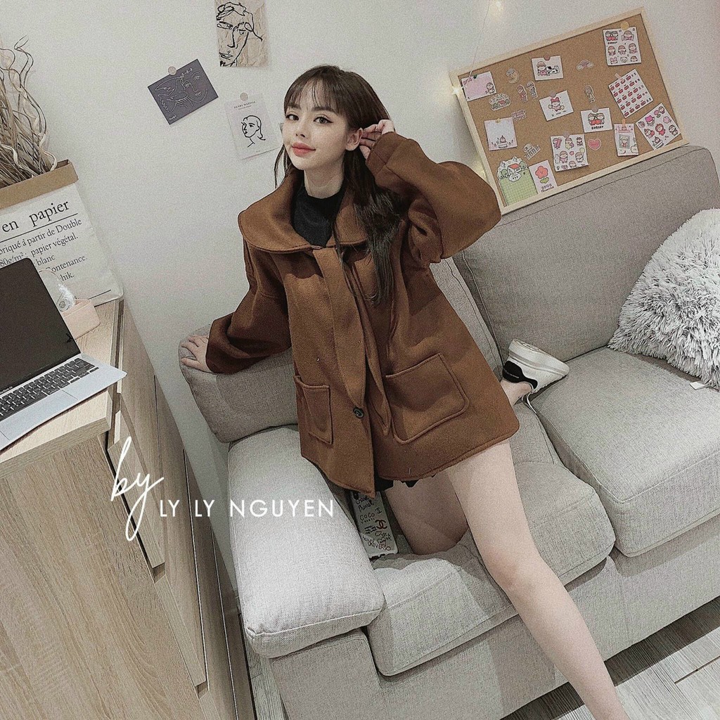 áo khoác dạ nữ hít hót(video+ảnh thật) | BigBuy360 - bigbuy360.vn