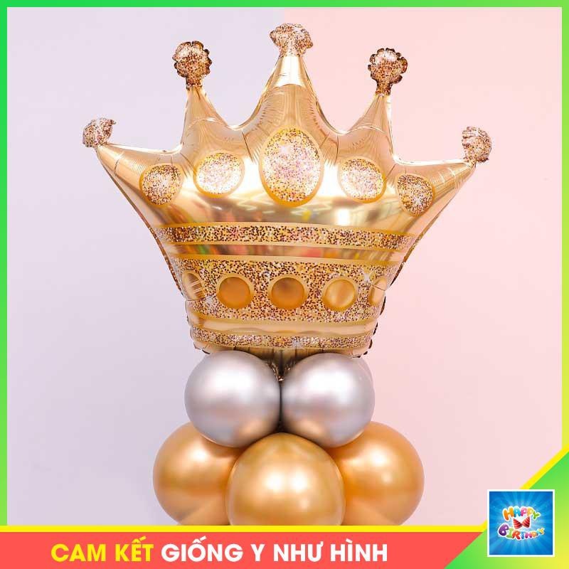 Bóng vương miện vàng gold #TrangTriSinhNhat