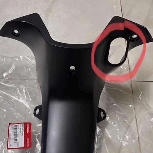 Ốp ống yếm chính, Yếm ổ khoá WAVE A 100 , RS - chính hãng honda việt namsale 5%