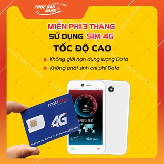 Sim 4G MoBi có sẵn 3 tháng sử dụng - Sim data