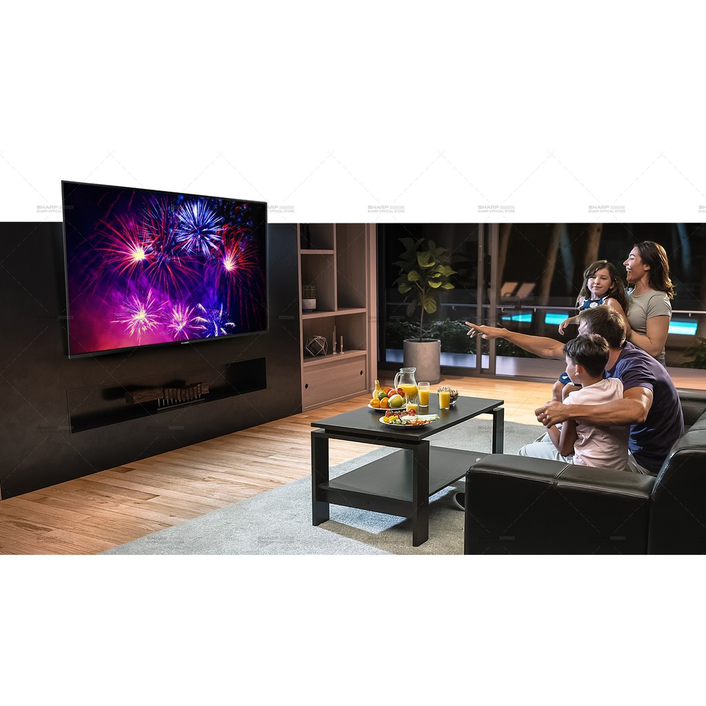 Smart Tivi 4K Ultra HD LED Sharp 60 inch 4T-C60CK1X - Hàng Malaysia Android 9.0 - Bảo Hành Chính Hãng 24 Tháng | WebRaoVat - webraovat.net.vn