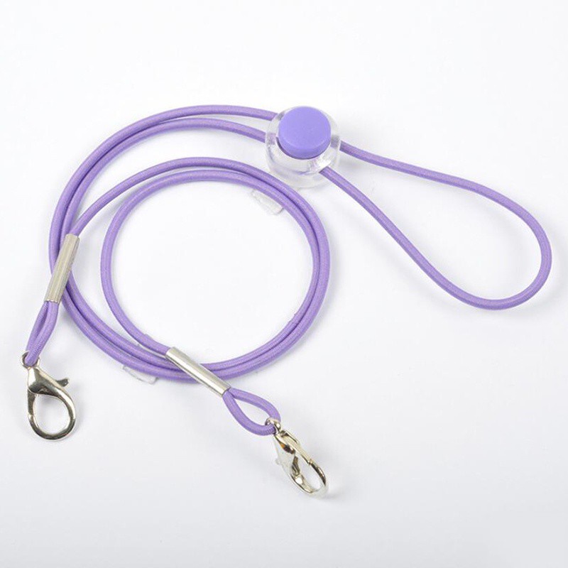 Dây đeo giữ khẩu trang co giãn có khóa đôi có thể điều chỉnh dài 62cm