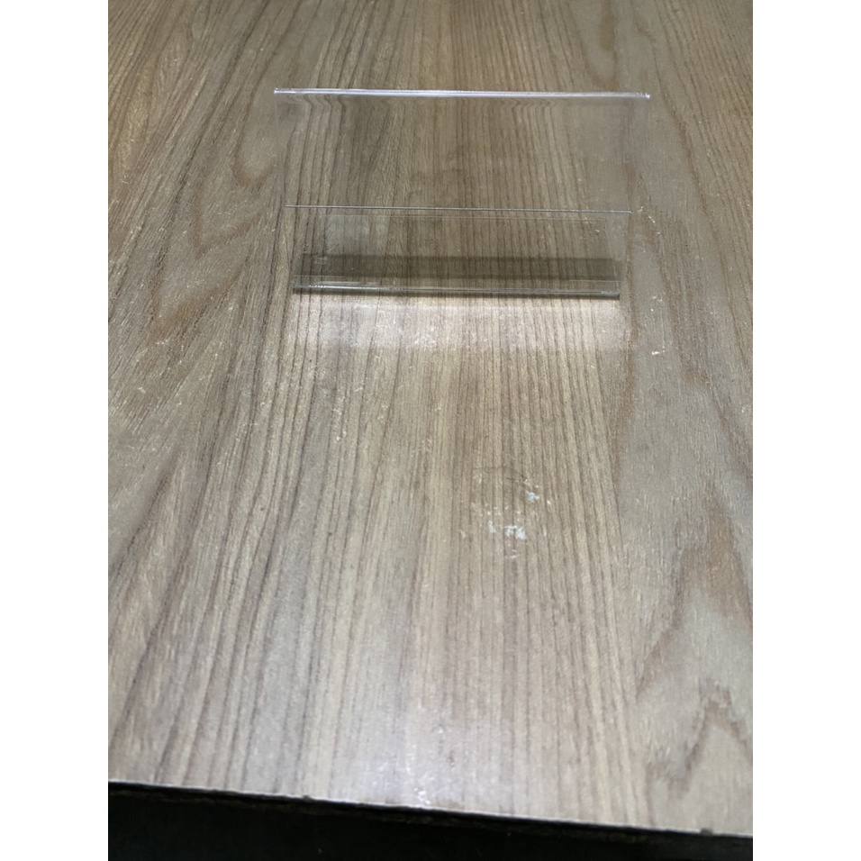 Menu mica L, mica để bàn, bảng giá mica, kệ thông tin sản phẩm mini để bàn, trong suốt, sẵn giao ngay