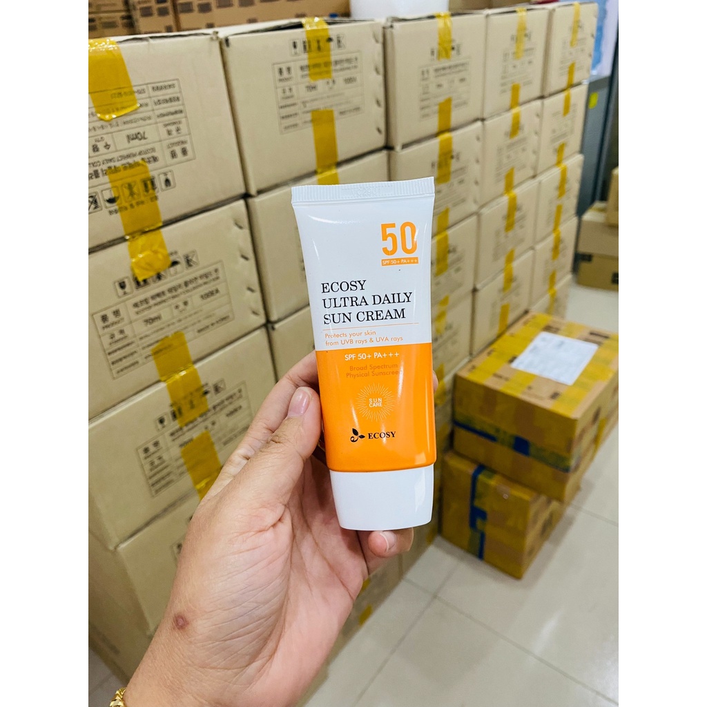 Chống Nắng Ecosy Ultra Daily Sun Cream SPF 50 +++ 50ml - BX3945