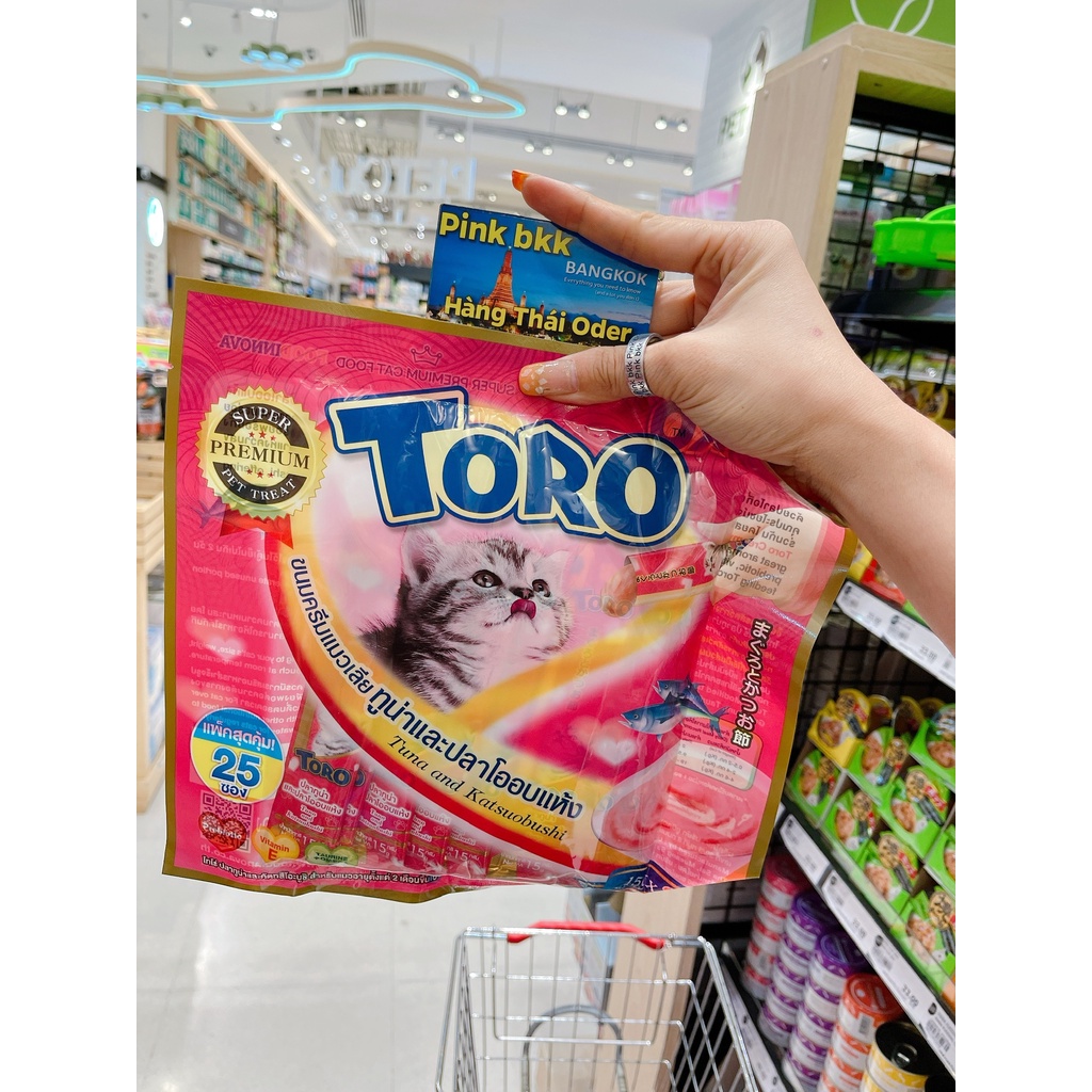 25 Súp thưởng mèo TORO Thái Lan ⚡ NỘI ĐỊA THÁI ⚡ NHẬP TRỰC TIẾP KHÔNG QUA TRUNG GIAN