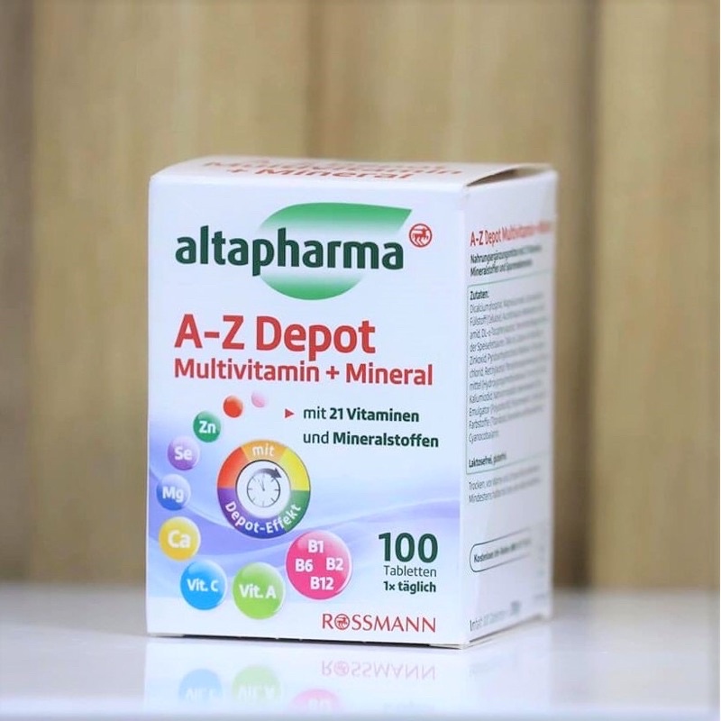Viên Uống Vitamin Tổng Hợp Của hãng Altapharma A-Z Depot ab 50