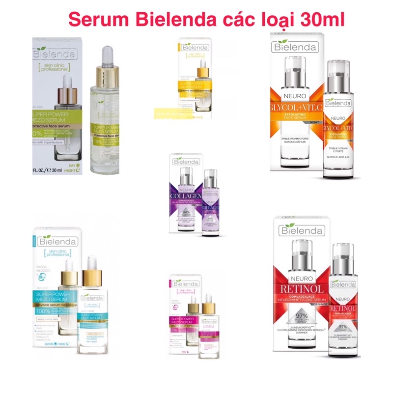 Serum Bielenda đủ loại