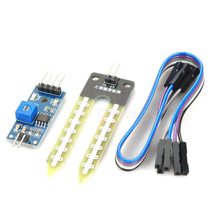 Module đo độ ẩm đất. Dùng để chế tưới cây tự động