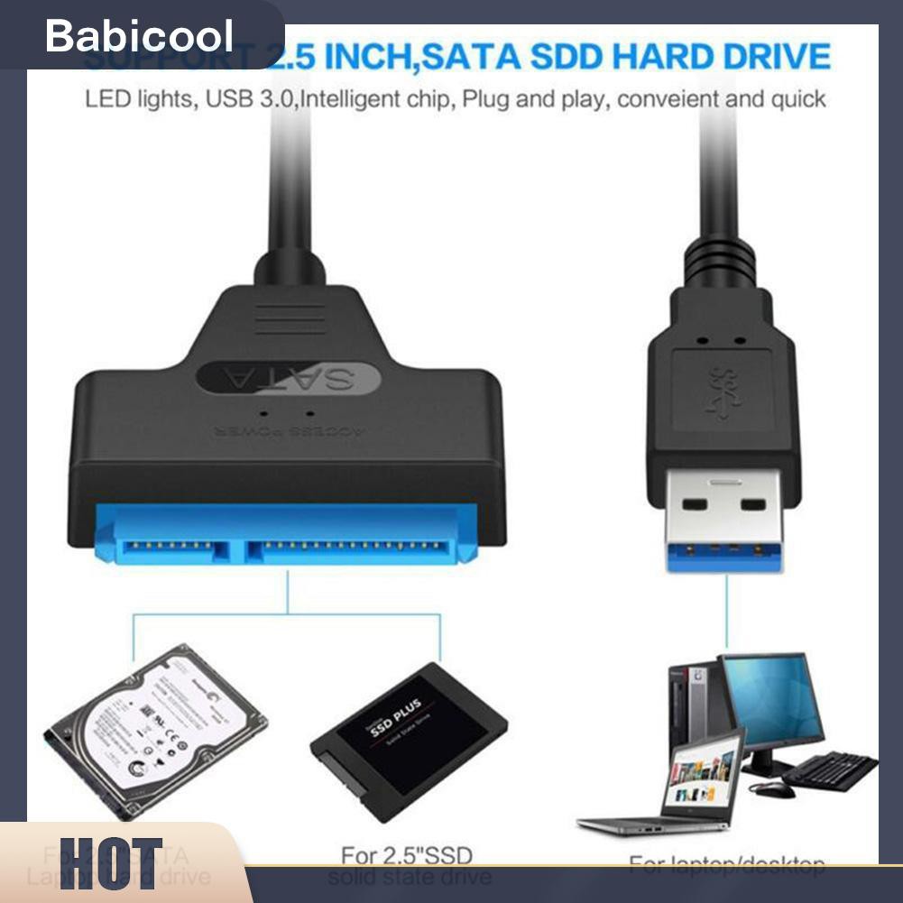 Cáp Chuyển Đổi Usb 3.0 Sang Sata Cho Ổ Cứng 2.5 Inch Ssd Hdd | BigBuy360 - bigbuy360.vn