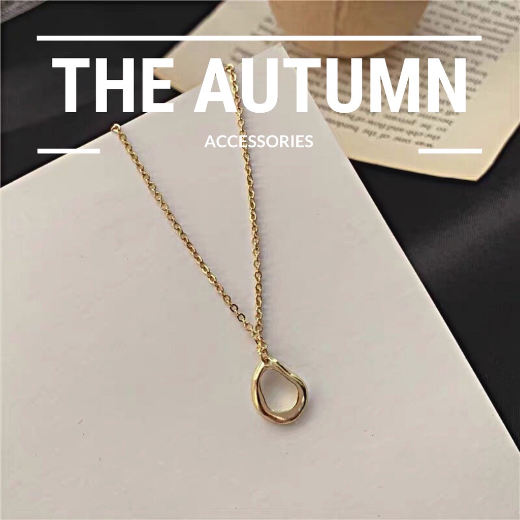 Dây chuyền mạ vàng mặt hình học độc đáo The Autumn Accessories - DC13