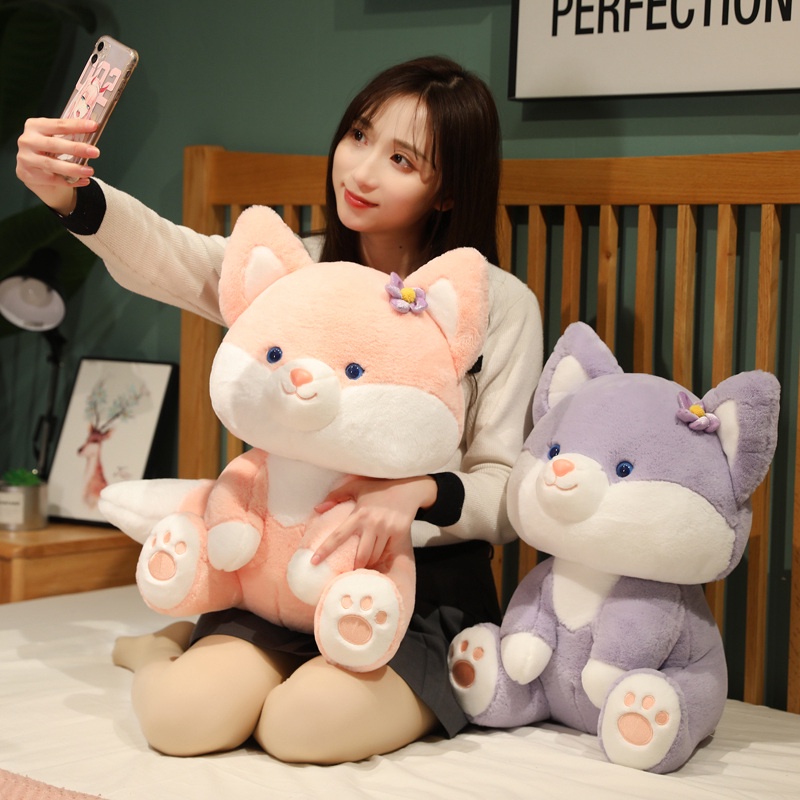 1 Chú Cáo Nhồi Bông 25/50cm Dễ Thương Cho Bé