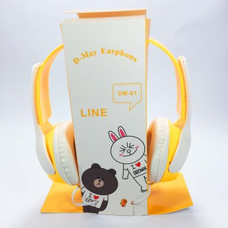 Siêu rẻ Tai nghe chụp tai hình thú line