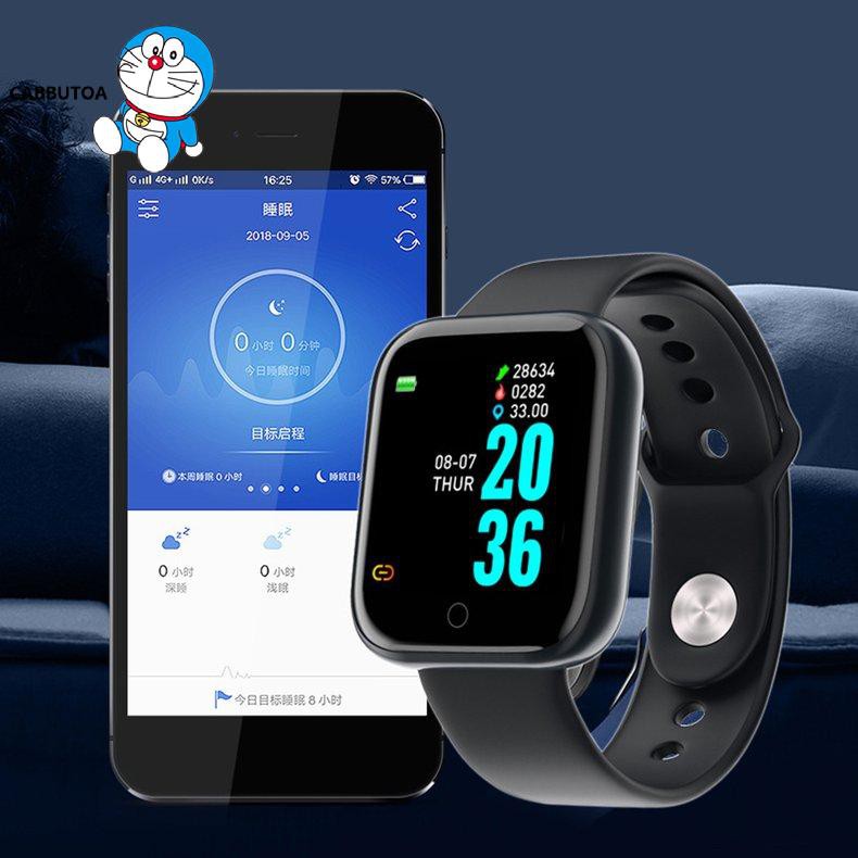 Đồng Hồ Đeo Tay Thông Minh Y68 Chống Nước Hỗ Trợ Theo Dõi Tập Thể Dục Cho Ios Android