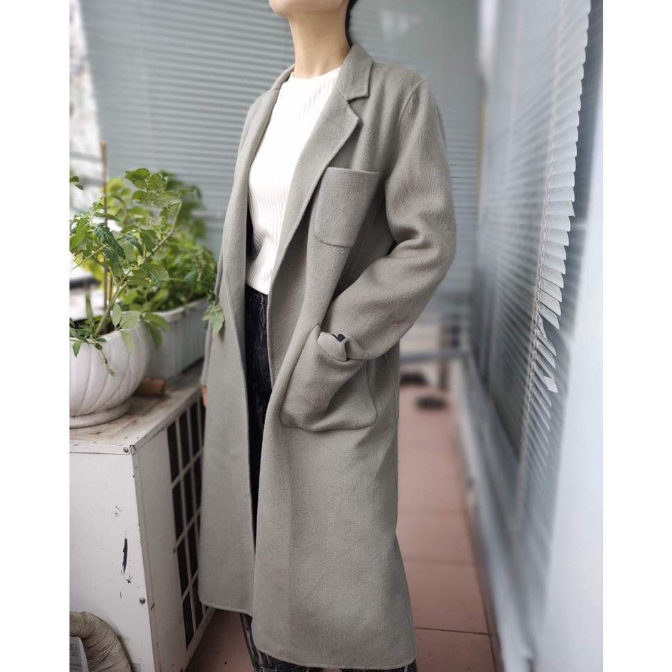 Áo khoác Măng tô Dạ Hàn second-hand, áo mangto, Trench coat - Đồ Si Bon MT32 | BigBuy360 - bigbuy360.vn