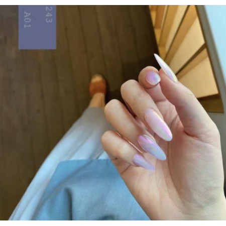 Tráng gương ánh ngọc trai, trang trí móng tay tiện lợi nail