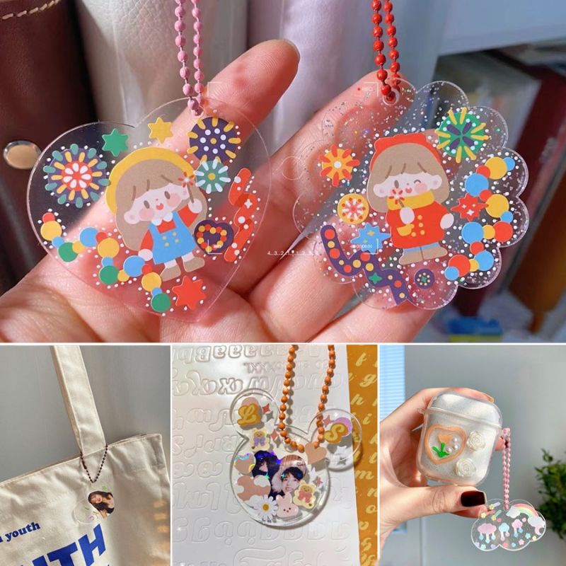 Móc Treo Album Trong Suốt Phong Cách Hàn Quốc