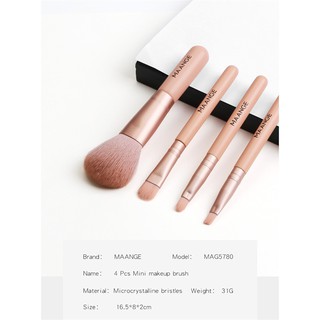 Set 4 Cọ Trang Điểm Mini