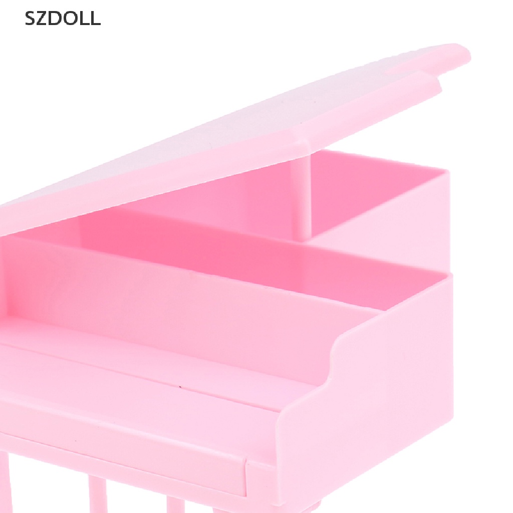 Bộ 2 Mô Hình Đàn Piano Tỉ Lệ 1: 12 Cho Nhà Búp Bê