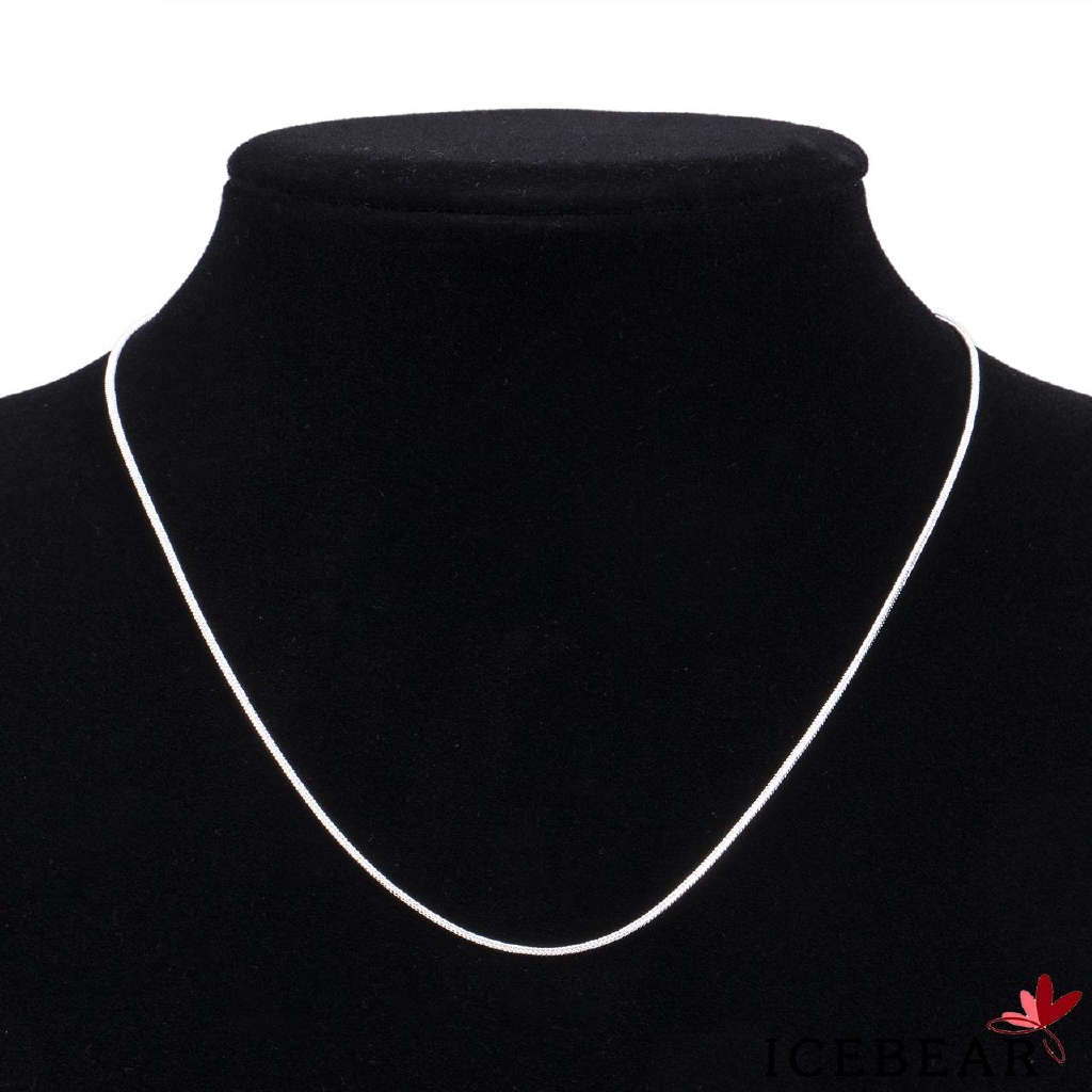✸ღ✸wholesale 925sterling solid Silver 1mm snake chain Necklace 16-30inch