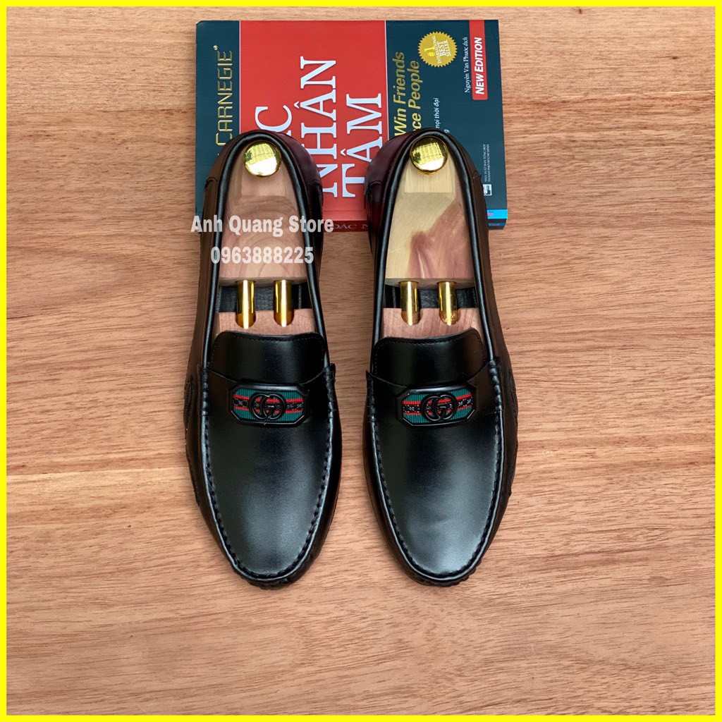 Giày da nam cao cấp da bò nguyên tấm mềm mại bảo hành 1 năm Gn383 | BigBuy360 - bigbuy360.vn