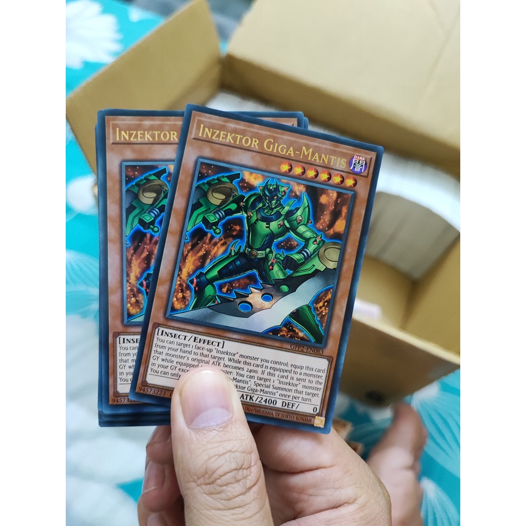 1 lá thẻ bài Inzektor Giga-Mantis - GFP2-EN063 - Ultra Rare 1st Edition