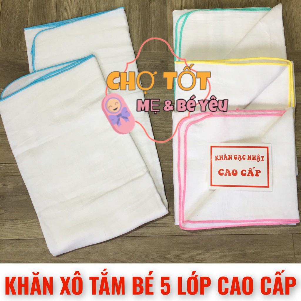 Khăn Tắm Xô, Khăn Tắm Vải Màn Cho Bé Sơ Sinh