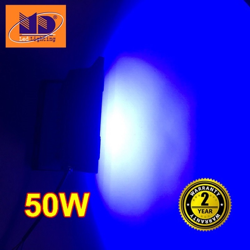 [ Bảo Hành 2 năm ] Đèn pha thân đen CHỐNG NƯỚC IP66 ĐỔI MÀU 30W,50W -LỖI 1 ĐỔI 1