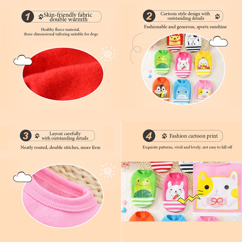 Áo khoác giữ ấm kiểu dáng dễ thương cho thú cưng