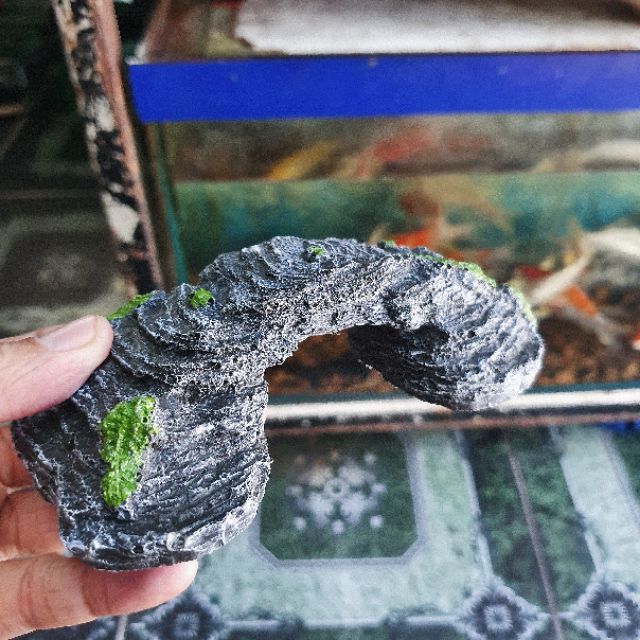 CẦU TRANG TRÍ HỒ CÁ NON BỘ 15x6x5cm