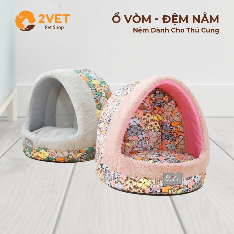 Ổ Vòm - Đệm Nằm - Nệm Dành Cho Thú Cưng - Giúp Thú Cưng Được Ấm Áp &amp; Dễ Chịu Hơn Trong Mùa Lạnh