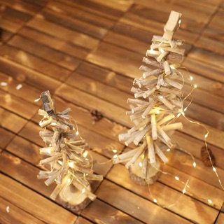 Cây thông noel gỗ trang trí (order)