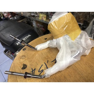 kính vuông xi đẹp cho xe honda 66-67-dame-cub 78 hàng thái- kính vuông xi chân thấp ren cao