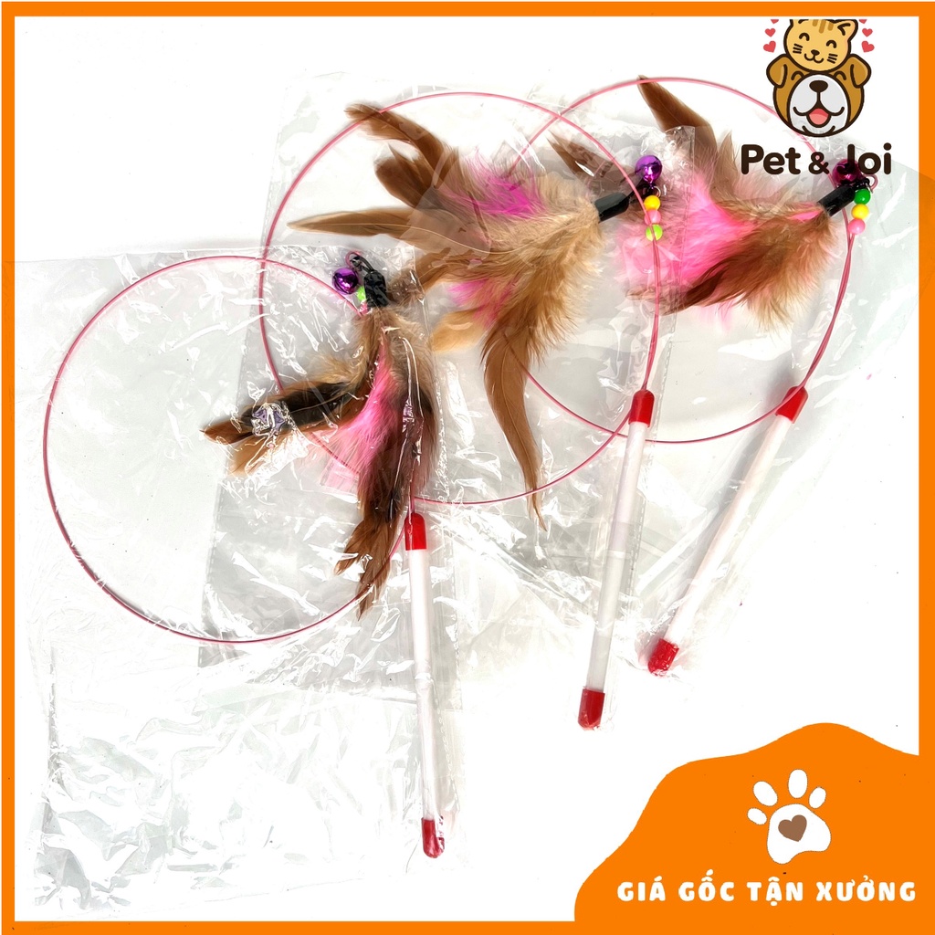 &lt;⚡ＤＵＹ ＮＨẤＴ １ ＮＧÀＹ&gt; Cần câu mèo dây sắt thép - PET&amp;JOI