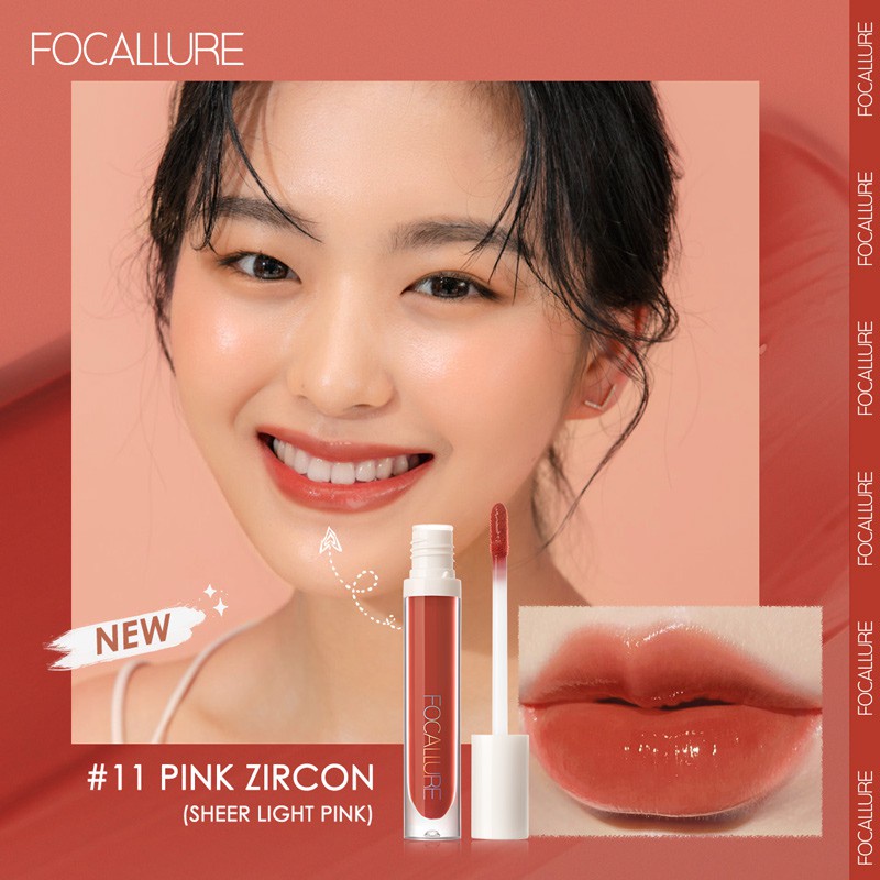 Son bóng FOCALLURE dưỡng ẩm lâu trôi nuôi dưỡng da môi hiệu quả