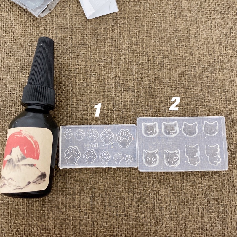Khuôn mèo size bé làm nails