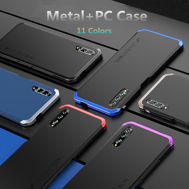Ốp điện thoại PC cứng viền kim loại chống sốc cho OPPO RENO 2 RENO 10X ZOOM OPPO RENO2 RENO10X