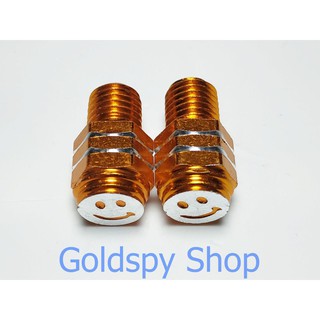 Ốc Chân Gương Xe Máy Hình Mặt Cười (giá 1 Đôi)