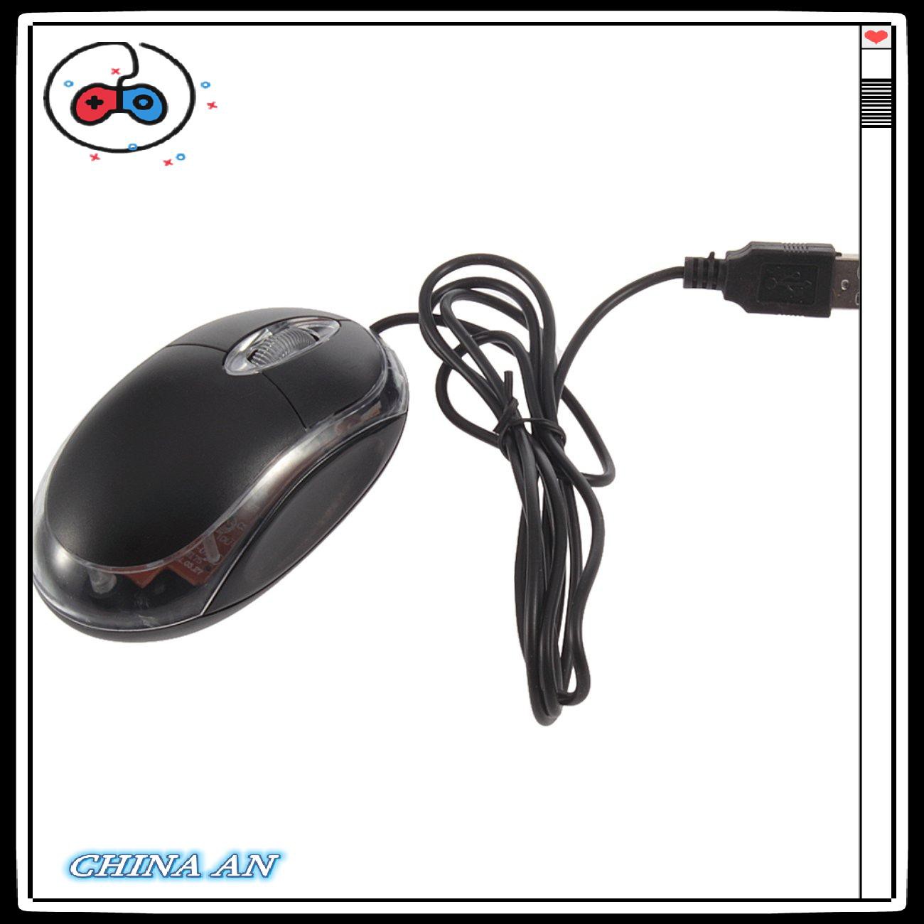 ⚡Hot sản phẩm/New 1.2M Tiny USB Optical Scroll Whell Mouse Mice For Dell For Asus Wired Mouse