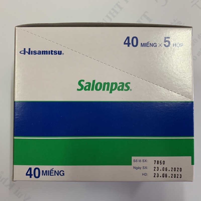Salonpas - hộp 10 20 40 miếng