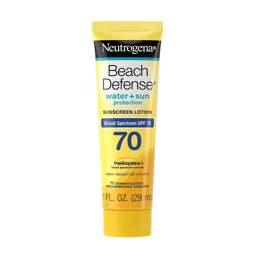 Kem Chống Nắng Neutrogena Beach Defense Water + Sun Protection Sunscreen Lotion SPF 70 Dạng Tuýp 29ml