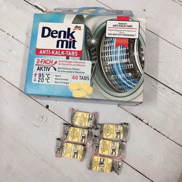 Viên tẩy lồng máy giặt Denkmit