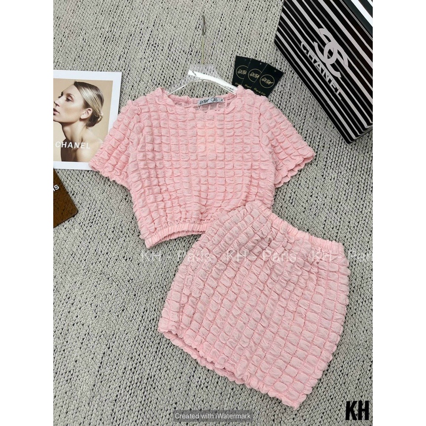 Set Đồ Nữ Áo Phối Chân Váy Ôm 4 Màu  Phù Hợp Đi Chơi, Đi Tiệc Thời Trang Nữ Xm Minh Phúc