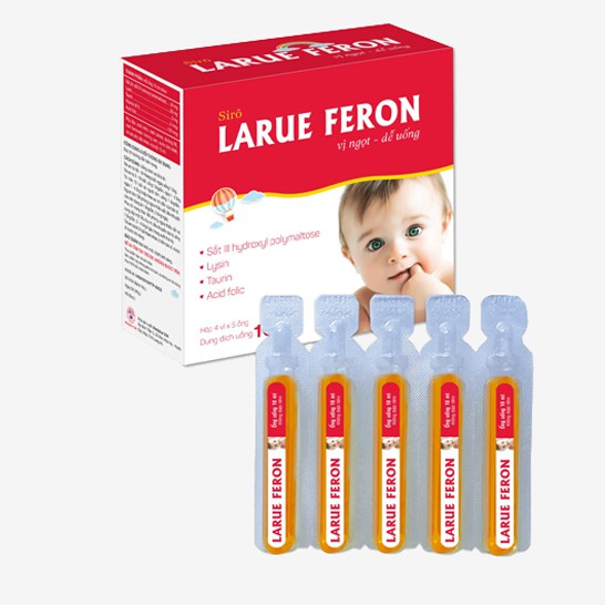 Siro Larue Feron –Bổ sung sắt III, Lysine, axit folic cho bà bầu và trẻ nhỏ, giúp ăn ngon và tăng đề kháng