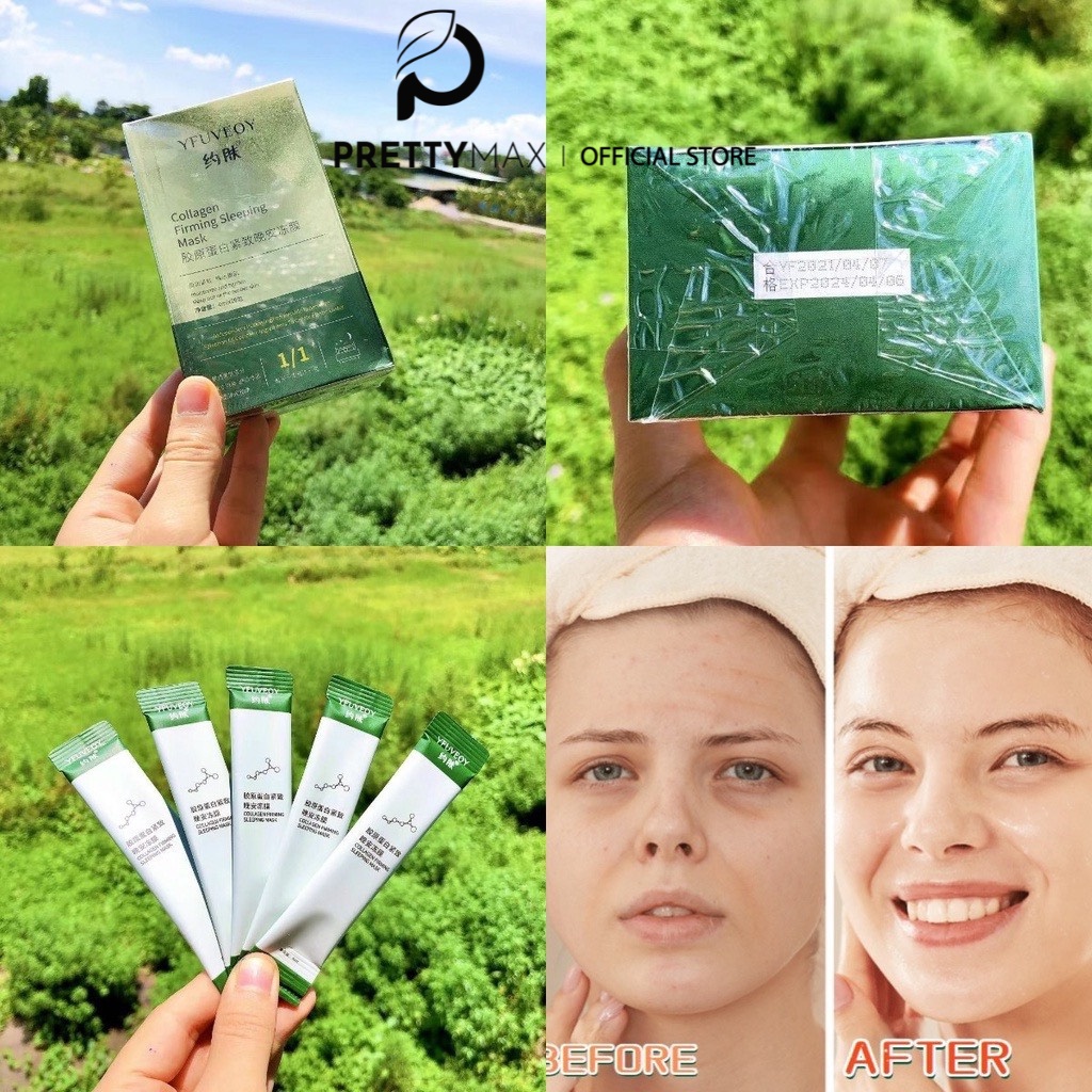 Mặt nạ ngủ Collagen dưỡng ẩm nuôi dưỡng và cấp nước chăm sóc da hiệu quả MN13